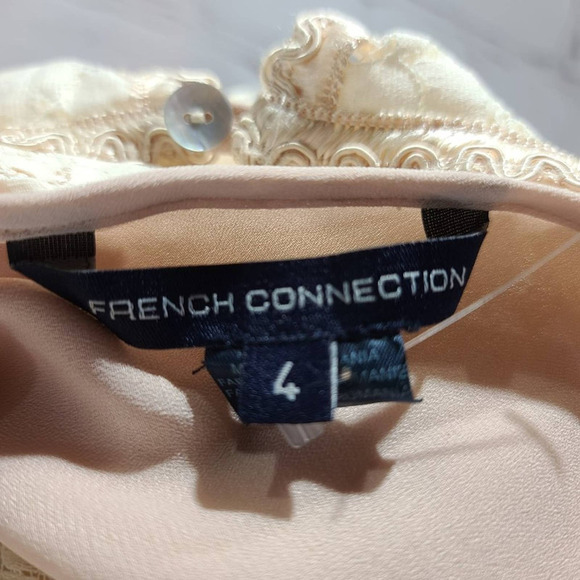 FRENCH Connection Cream Lace Long sleeve - Picture 11 of 16